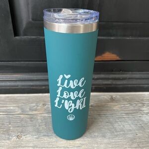 Live Love L’BRI 22 oz Teal Slim Tumbler